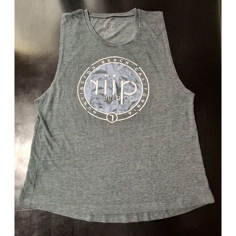 Riip Beer Co Huntington Beach CA Tank XL Shirt Summer Lightweight Soft Unisex